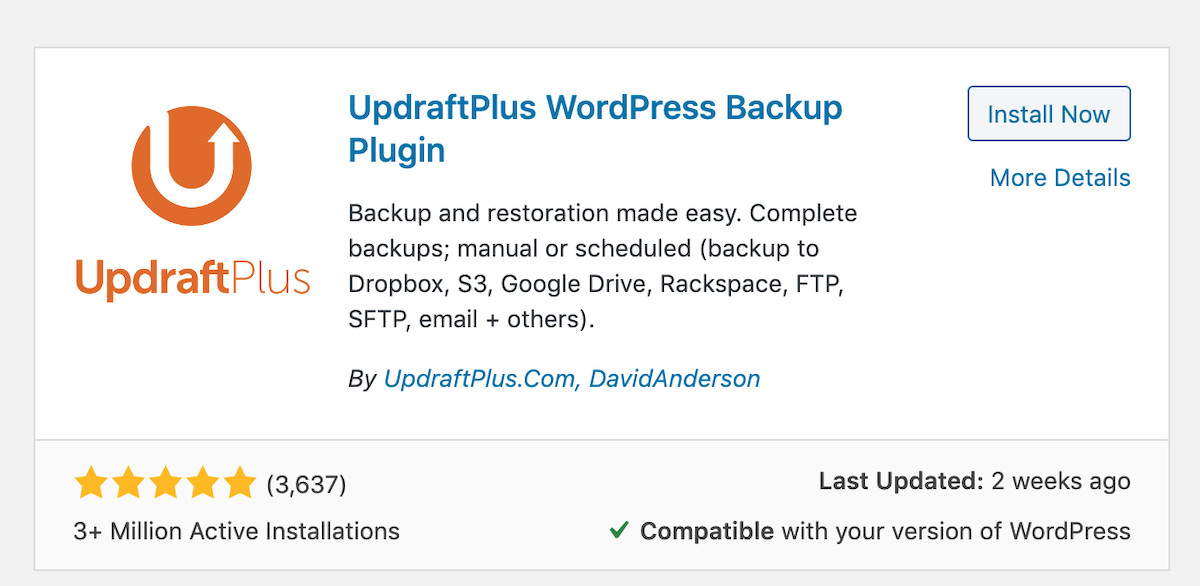 How to Backup a WordPress Site
