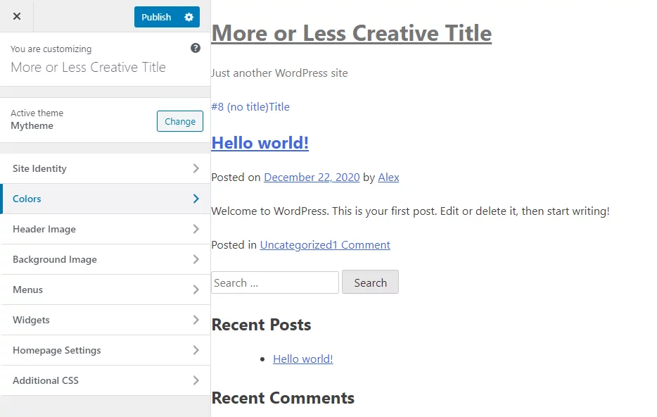 How to Create a Custom Theme in WordPress