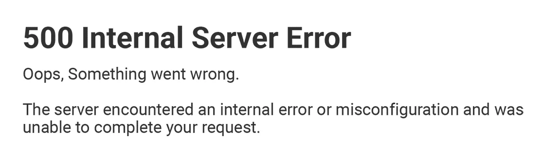 How to fix 500 Internal Server Error on WordPress