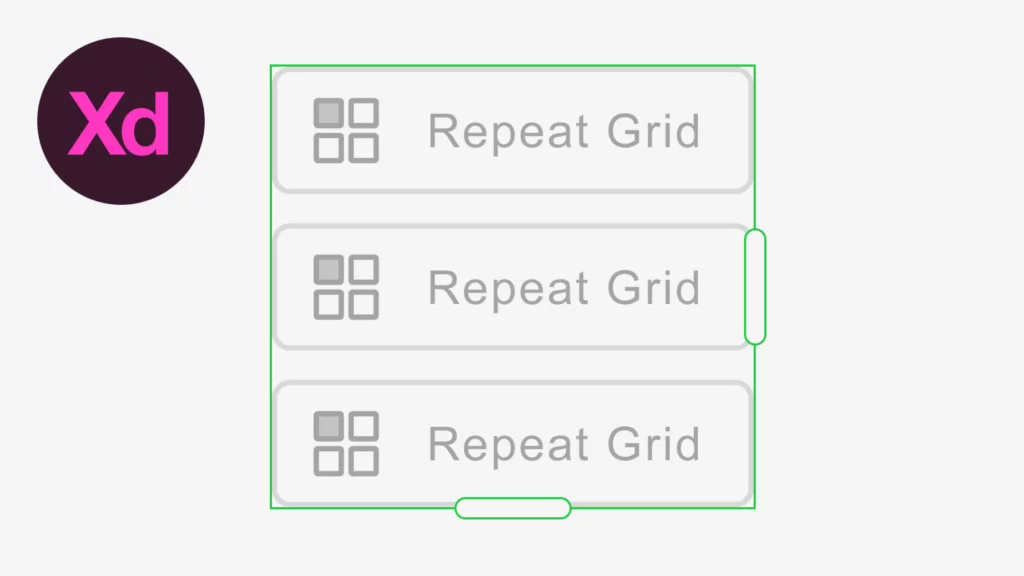 Design Apps Comparison: Adobe XD Repeat Grid