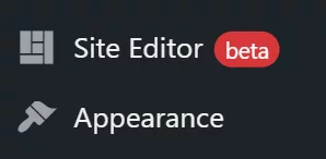 Full Site Editing - Site Editor Beta