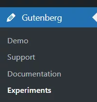 Full Site Editing - Gutenberg Experiments