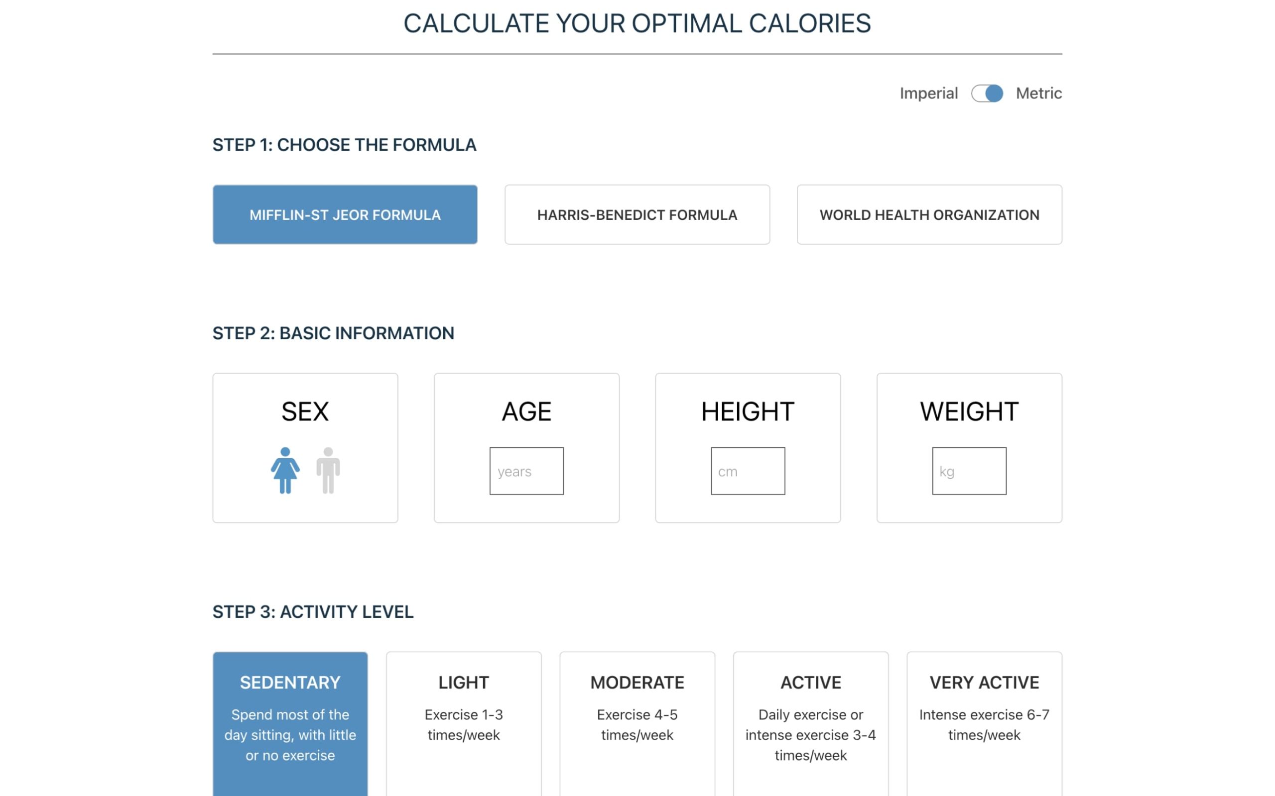 WP Calorie Calculator Pro template