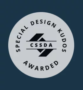 Special Design Kudos award by CSSDA