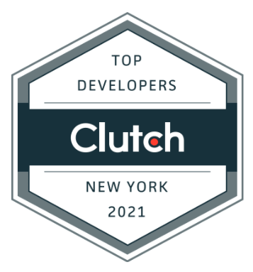 Clutch Leading UX/UI Design Agency In NY 2021 Award