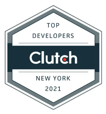 Clutch Leading UX/UI Design Agency In NY 2021 Award