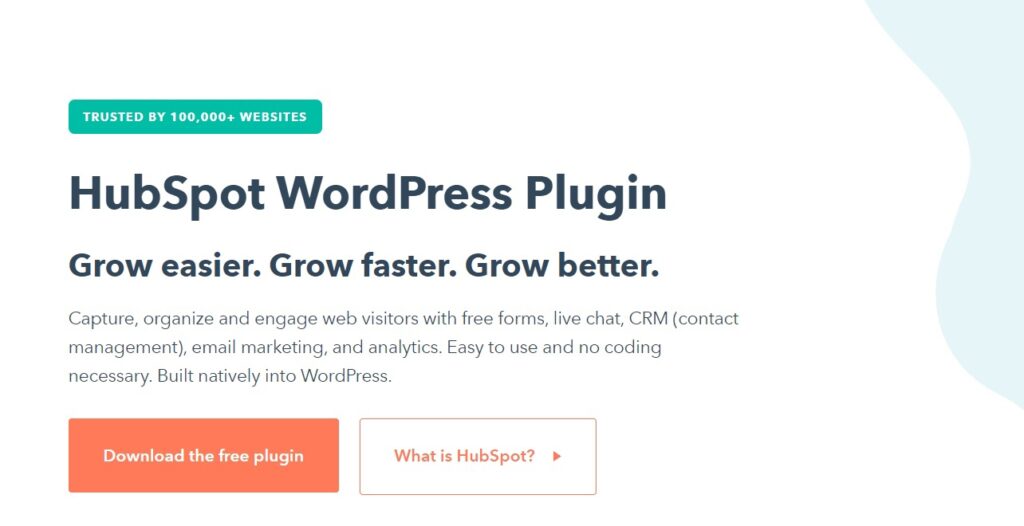 WordPress live chat plugins - HubSpot