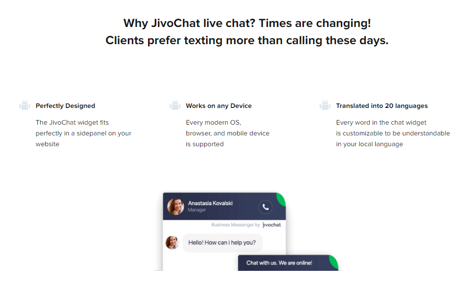 WordPress live chat plugins - JivoChat