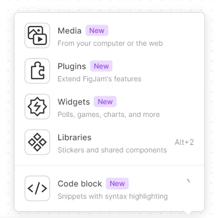 FigJam vs. Miro: Code and plugins in FigJam