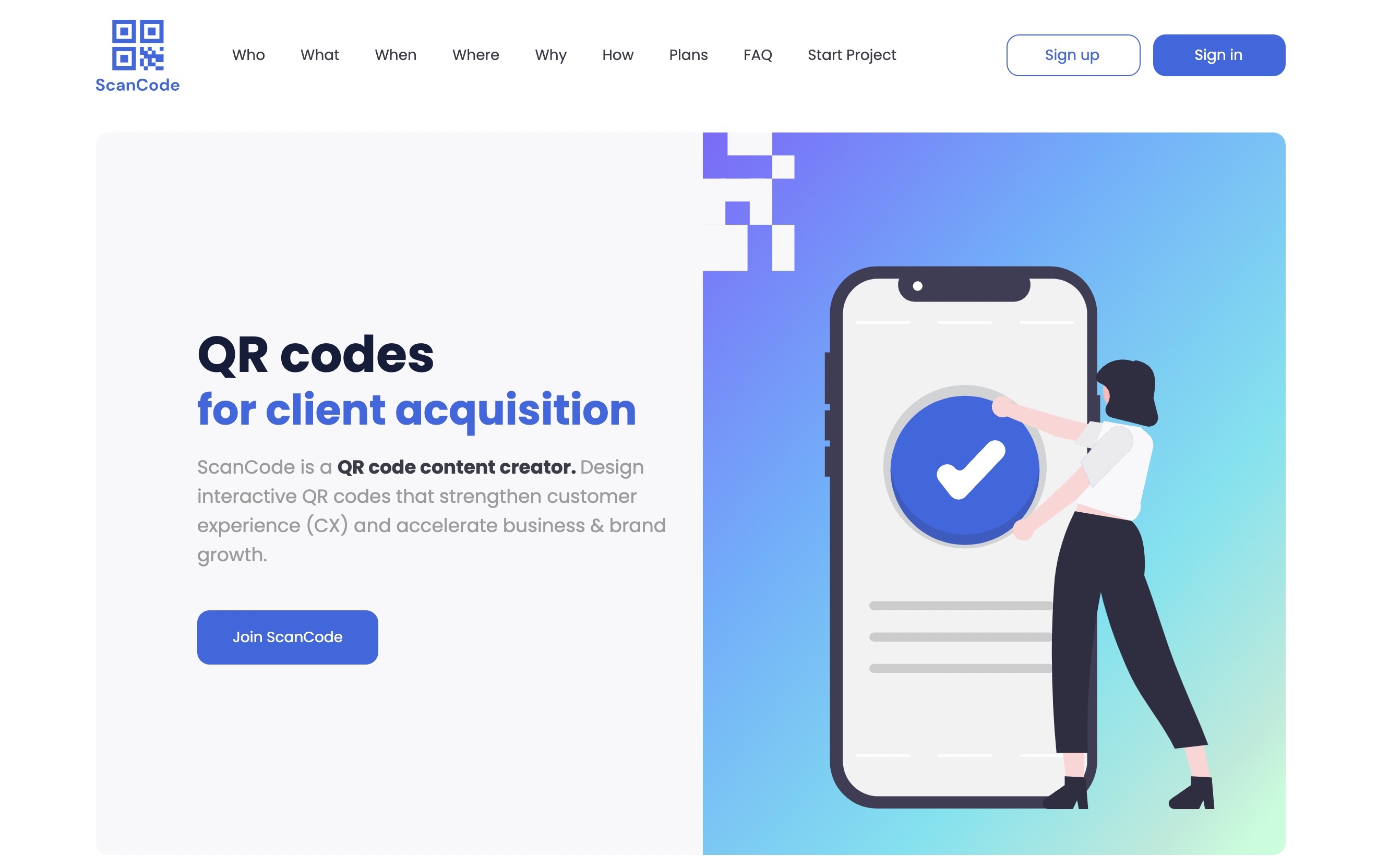 ScanCode - Case Study on Belov Digital Agency