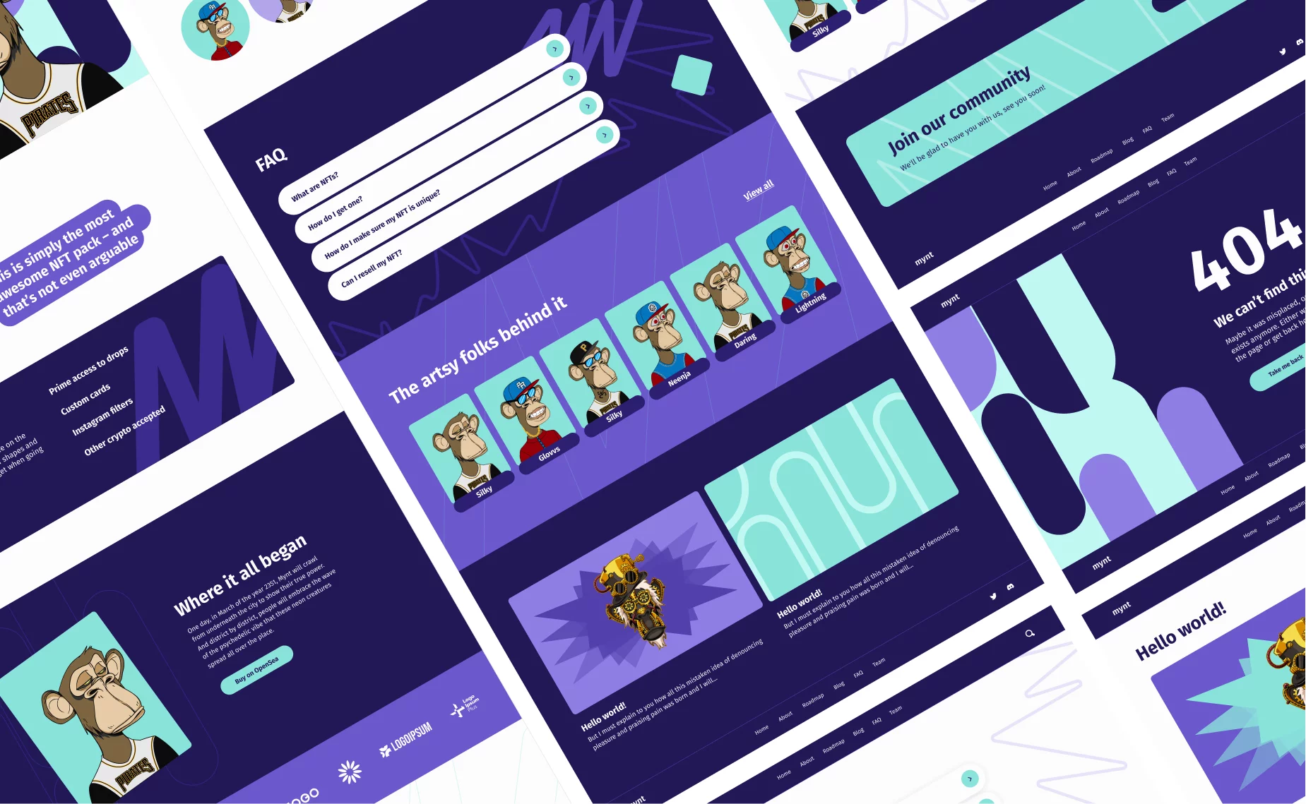 OpenSea NFT Collection Branding Template